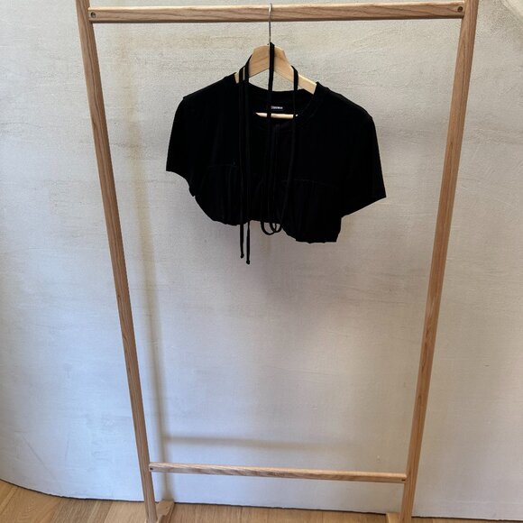JACQUEMUS Black Le Papier 'Le T-Shirt Baci' T-Shirt Size small - Picture 2 of 5